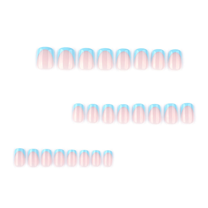 Elegant Manicure Artificial Nails with Pastel Colors Kalsten