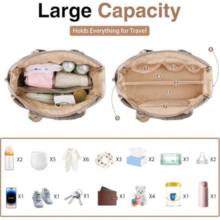 Insulated Multi-Pocket Tote Bag Kalsten