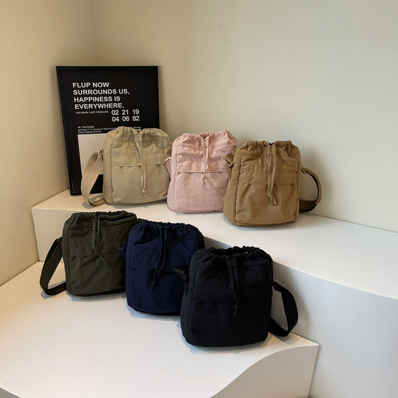 Casual Drawstring Bucket Bag Kalsten
