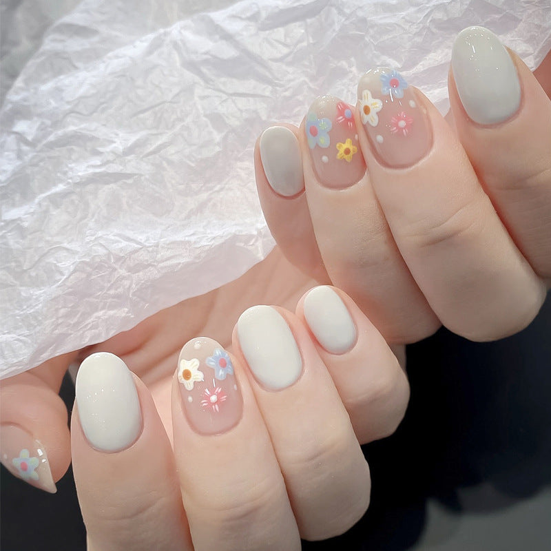 Artistic Floral Press-On Nail Set Kalsten 1789389406