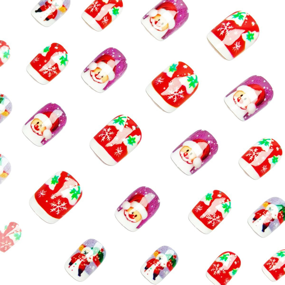 Festive Character-Themed Nail Art Kalsten