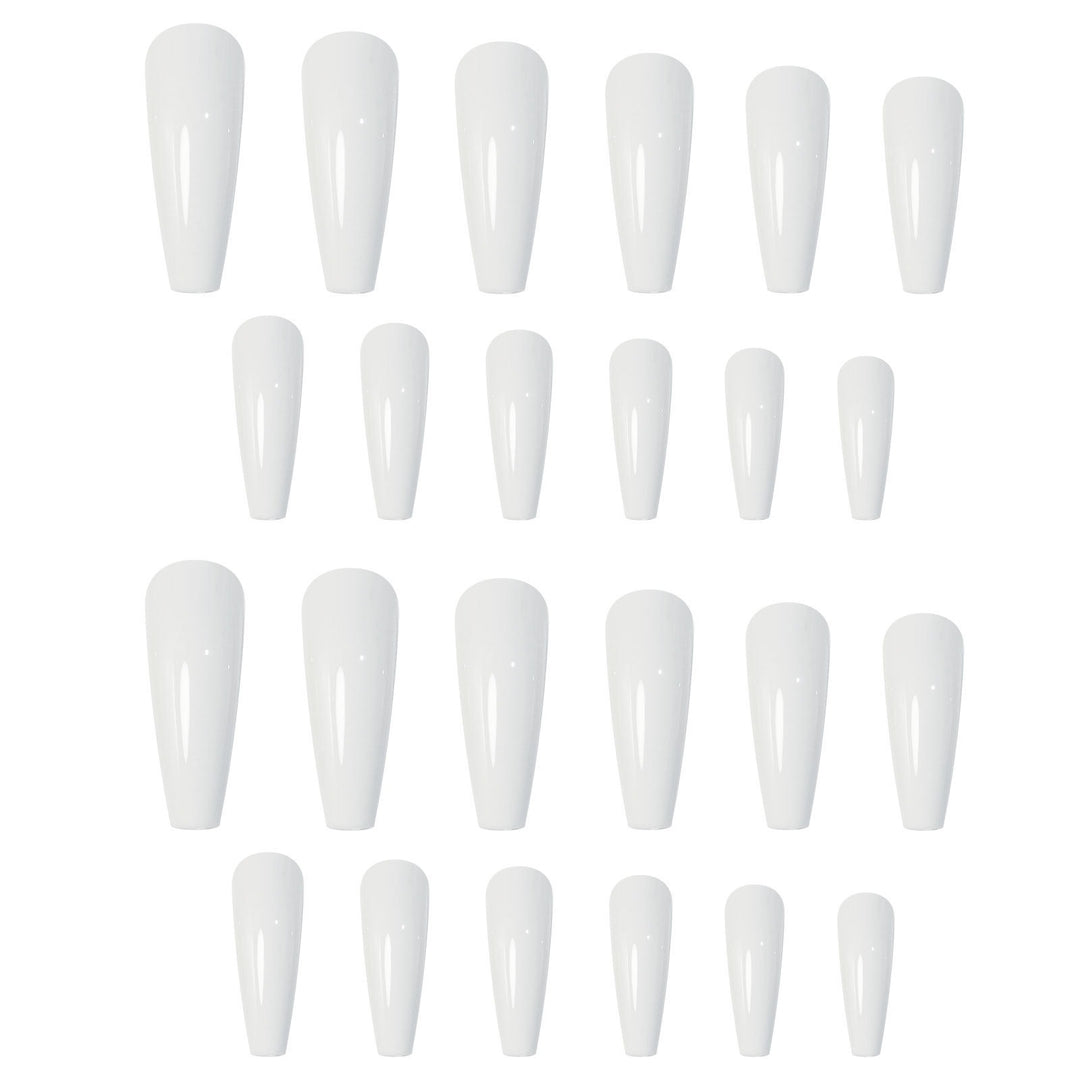Artificial nail set with elegant tips and glossy finish Kalsten