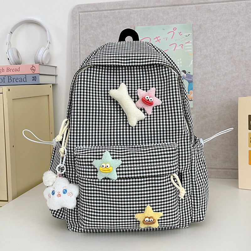 Cute Character-Embellished Backpack Kalsten