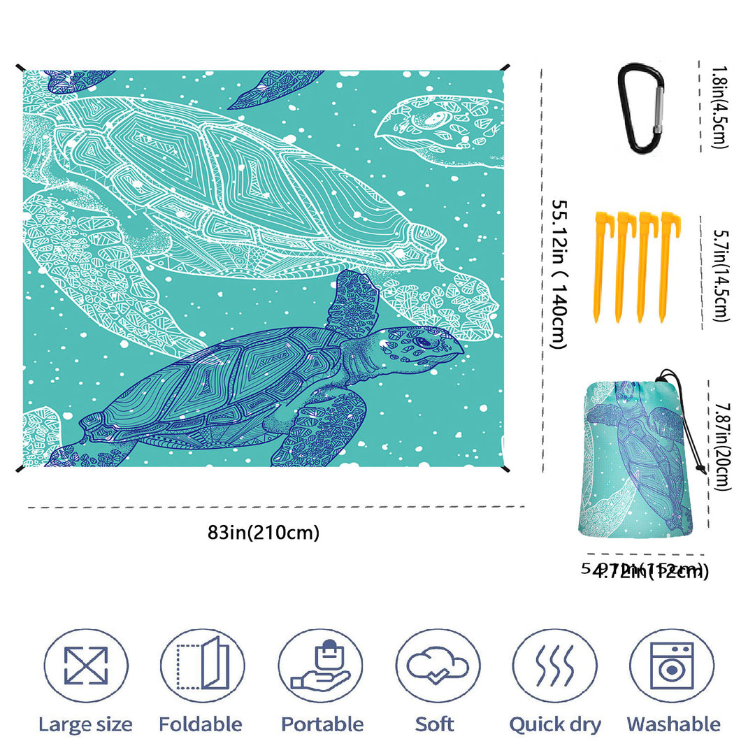 Extra-Large Portable Beach Mat Kalsten