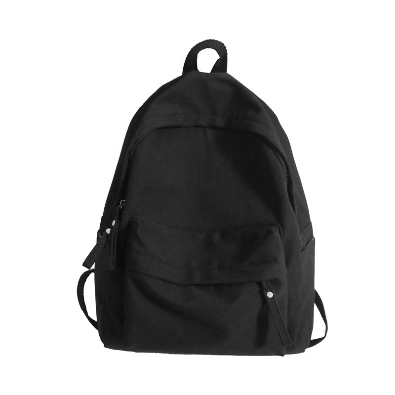 Casual Backpack with Plush Keychain Kalsten