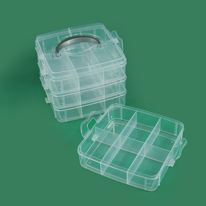 Multi-Compartment Durable Craft Storage Box Kalsten