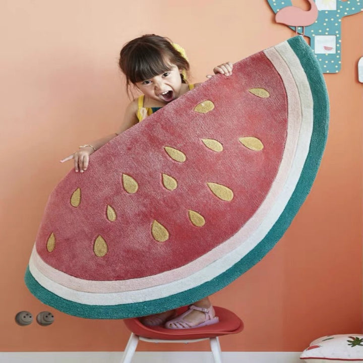 Watermelon Slice Decorative Area Rug Kalsten