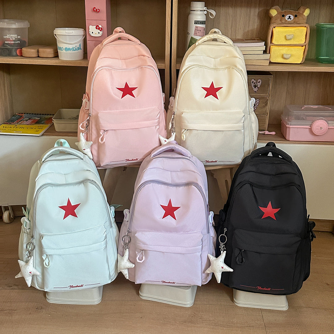 Casual Backpack with Stylish Star Design Kalsten