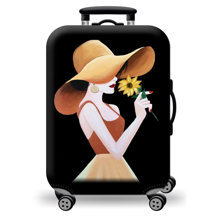 Unisex Hard-shell suitcase with stunning mountain landscape design Kalsten