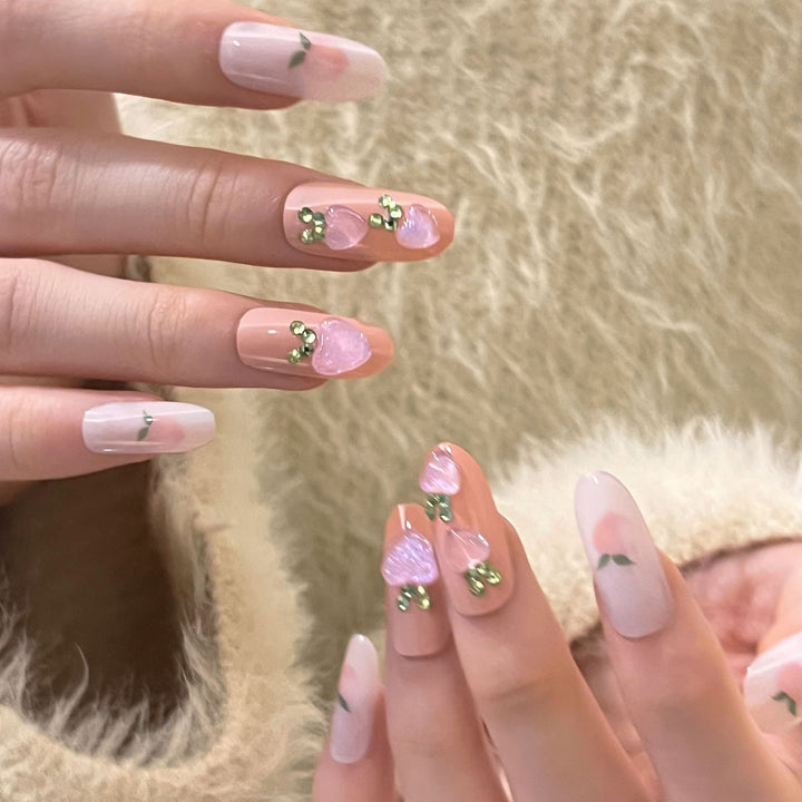 Artistic Nail Art with Fruit and Glitter Designs Kalsten