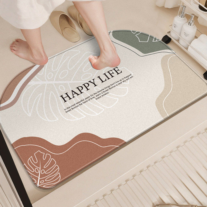Non-Slip Inspirational Bathroom Mat Kalsten