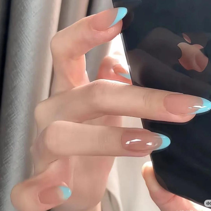 Elegant French Tip Acrylic Nail Enhancements Kalsten 1789915301