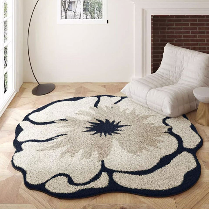 Floral Shaped Area Rug  1789754099