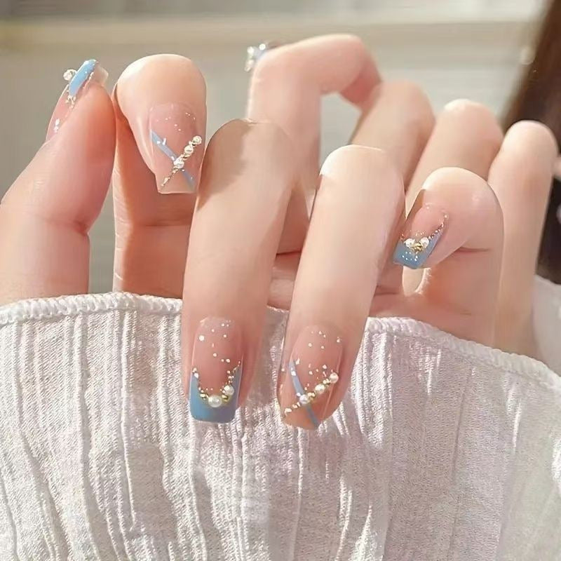 Elegant Ombre Glitter Nail Enhancements Kalsten
