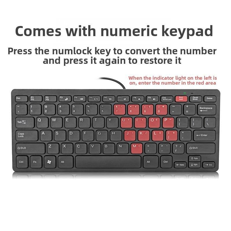 Compact USB keyboard with Type-C connection Kalsten