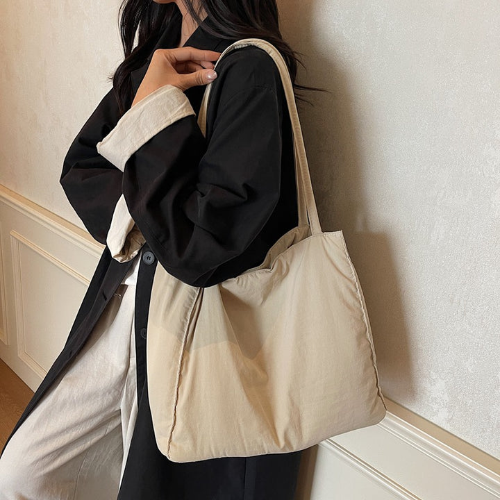 Casual Quilted Shoulder Tote