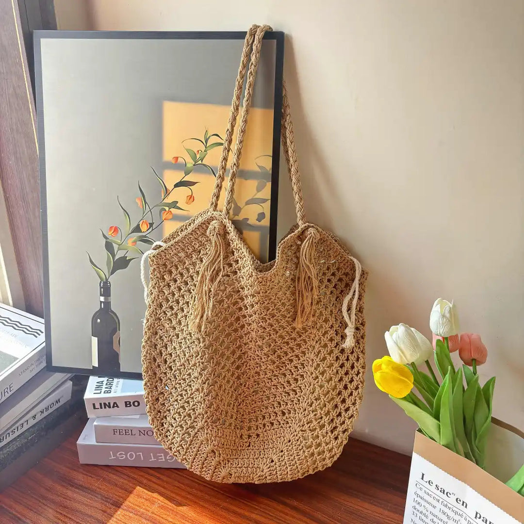 Handcrafted mesh tote bag Kalsten