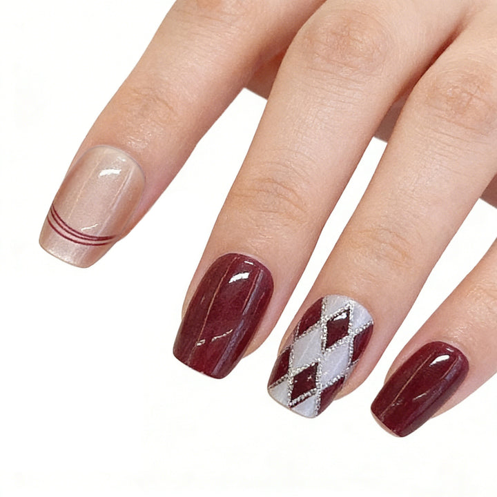 Artistic Press-On Nail Set Kalsten