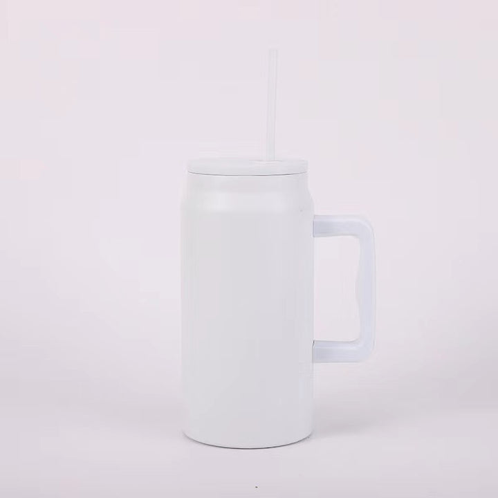 Women's Insulated Drinking Cup with Handle and Straw Kalsten