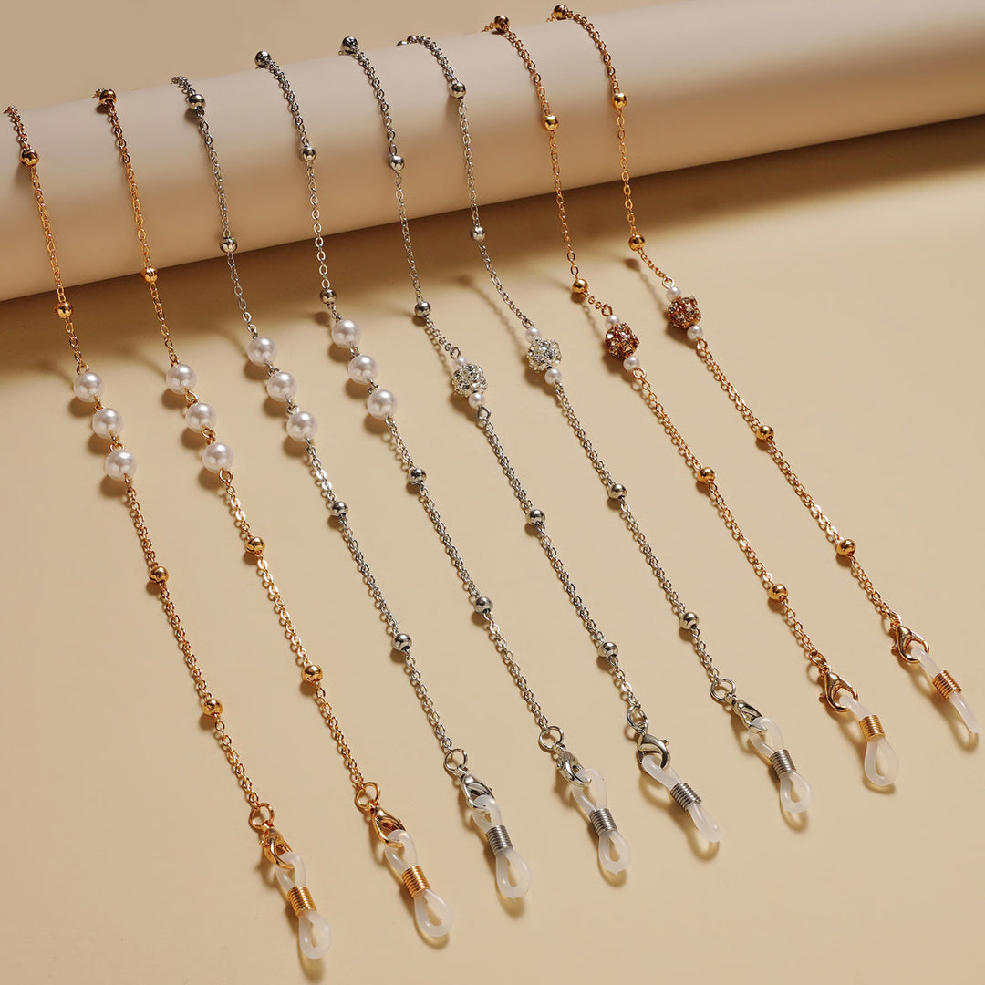 Elegant Faux Pearl Eyewear Chain Kalsten