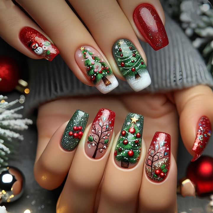 Festive Holiday Nail Art Kalsten