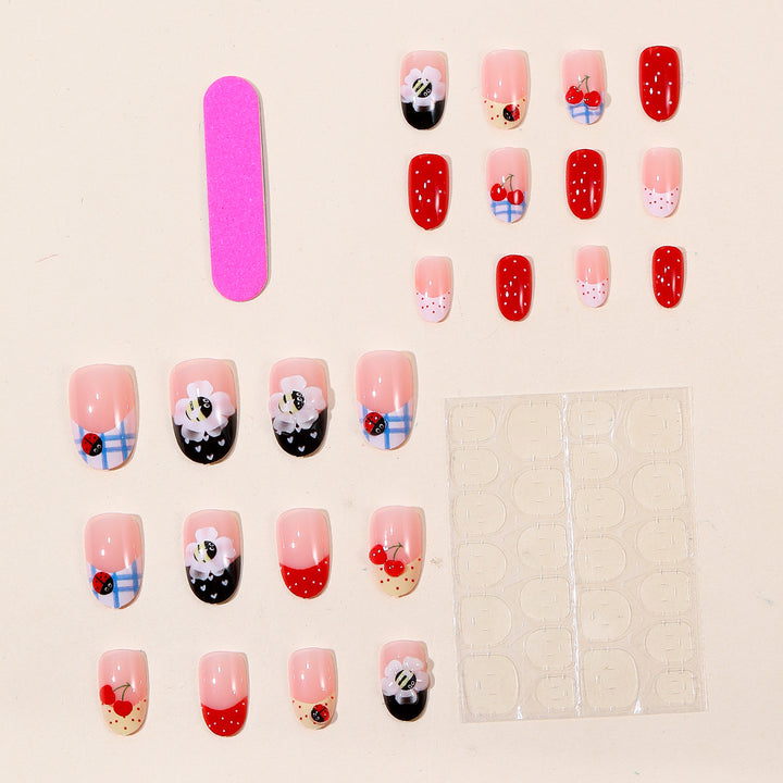 Decorative 3D Fruit and Insect Nail Art Set Kalsten