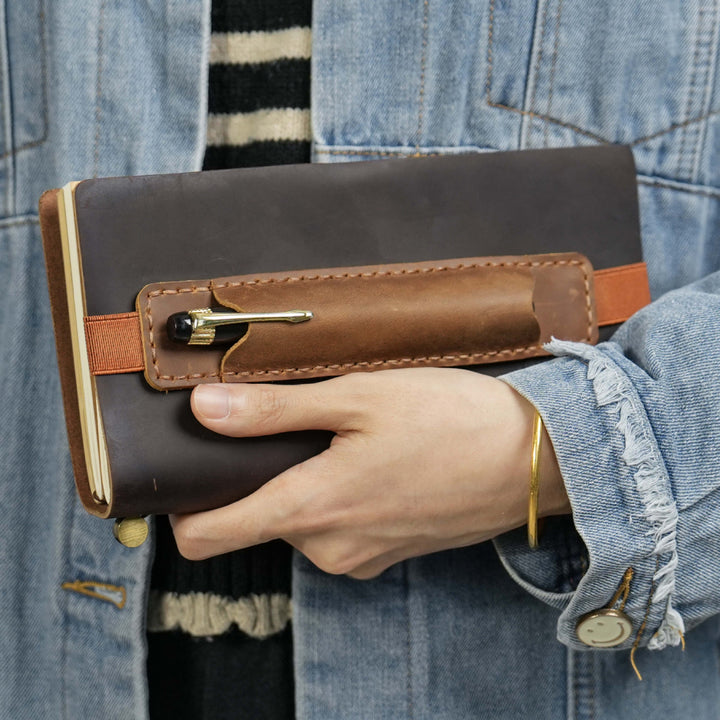 Durable Leather Pencil Holder