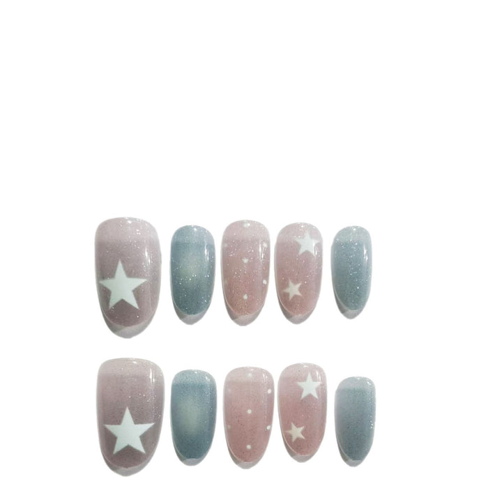 Celestial Star Nail Art Design Kalsten