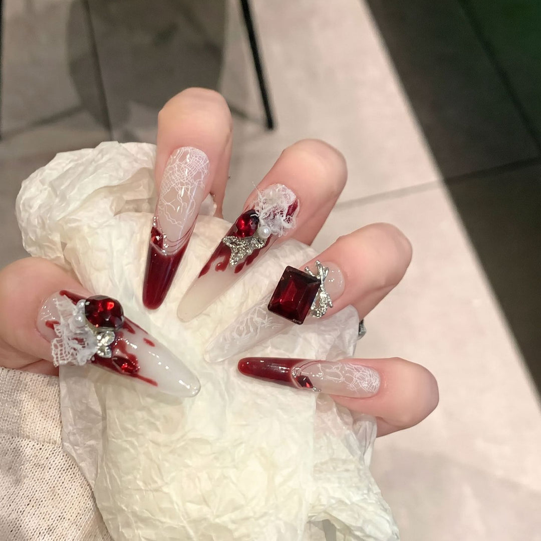 Elegant Decorative Press-On Nail Art Set Kalsten