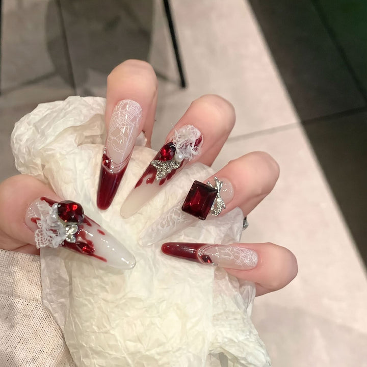 Elegant Decorative Press-On Nail Art Set Kalsten