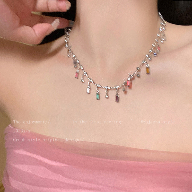 Colorful Charm Statement Necklace Kalsten