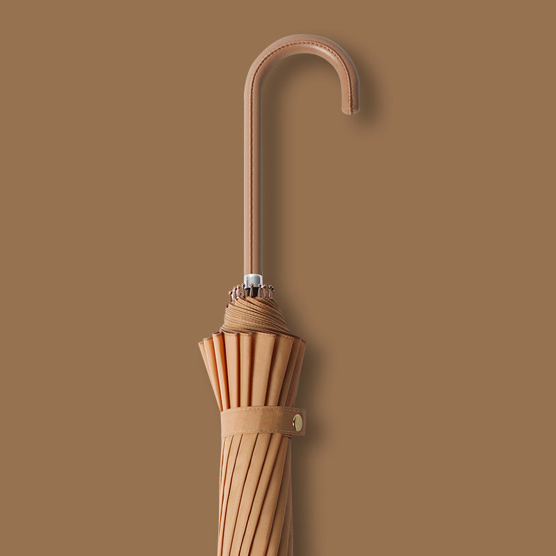 Women's elegant hand umbrella with classic handle Kalsten