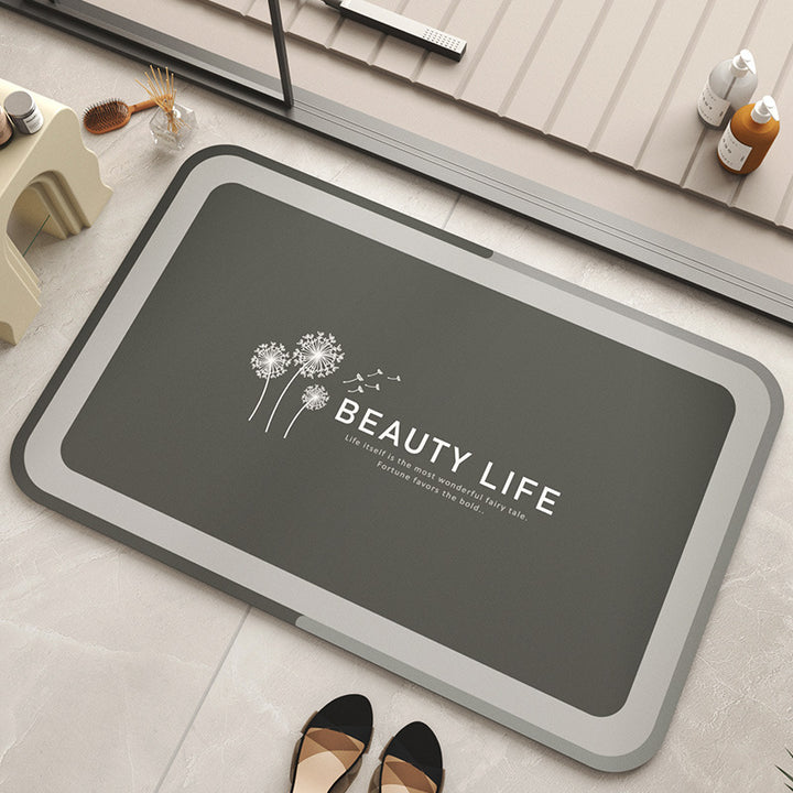 Decorative Floral Area Mat Kalsten