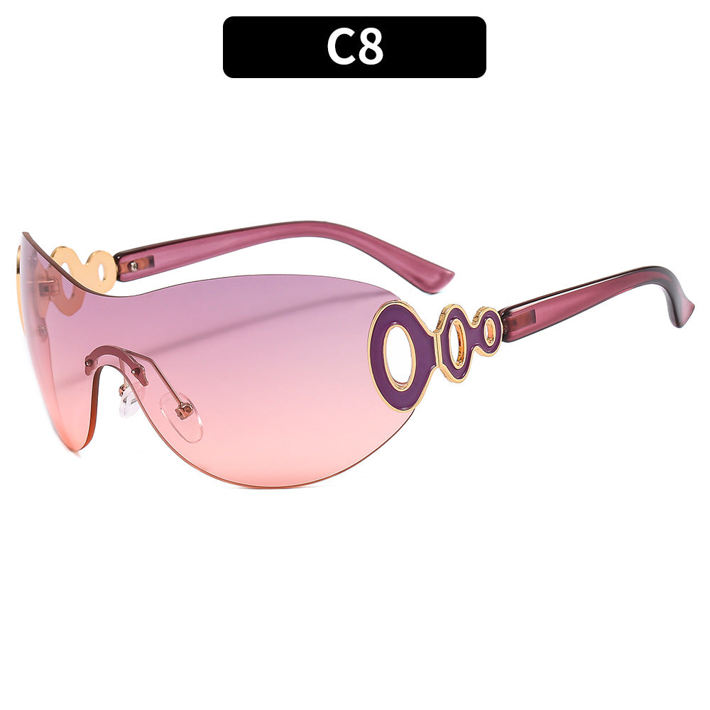 Fashion-Forward Shield Sunglasses