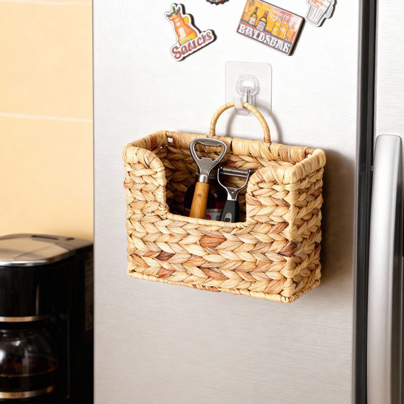 Woven Storage Basket with Handles Kalsten
