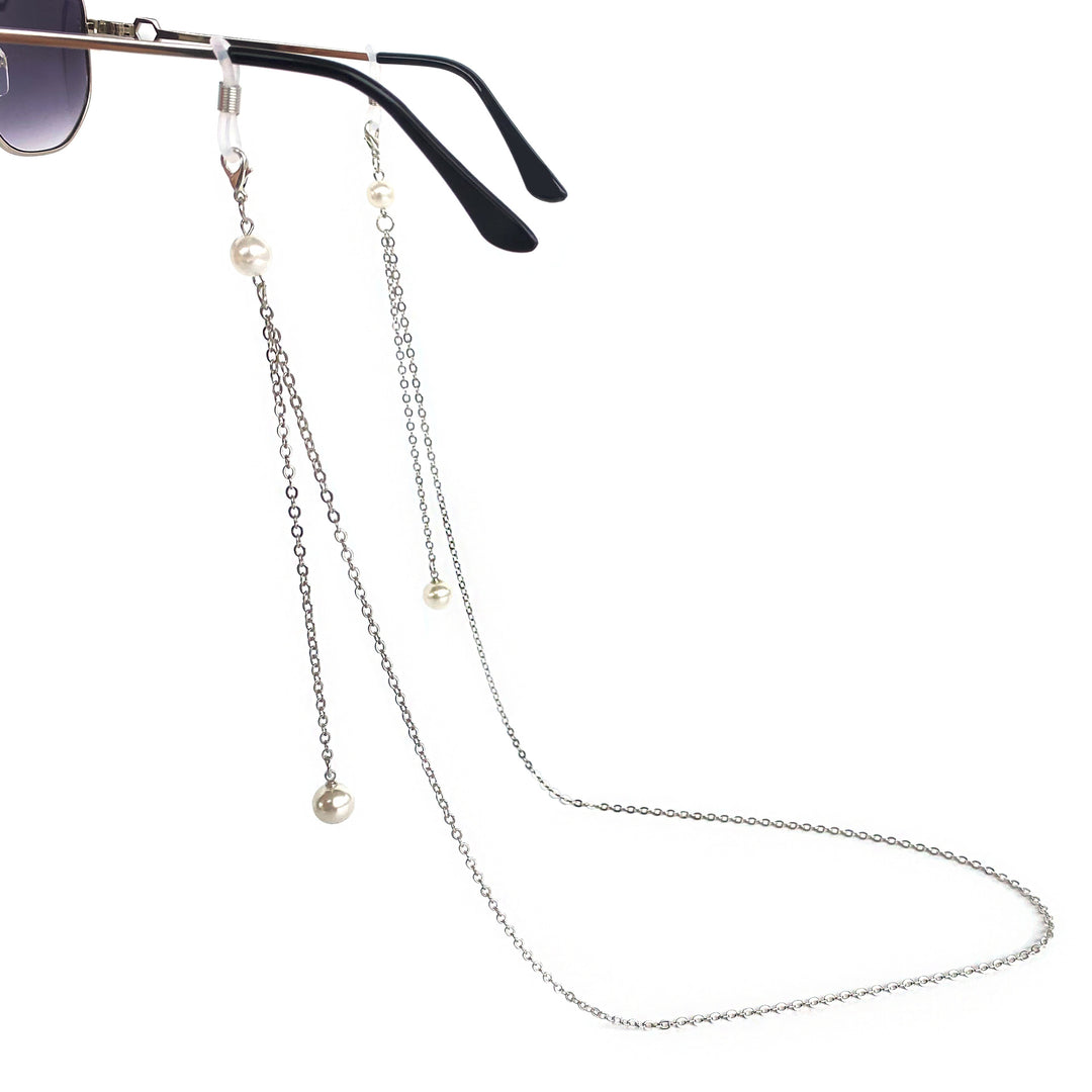 Elegant Pearl Accent Eyewear Chain Kalsten