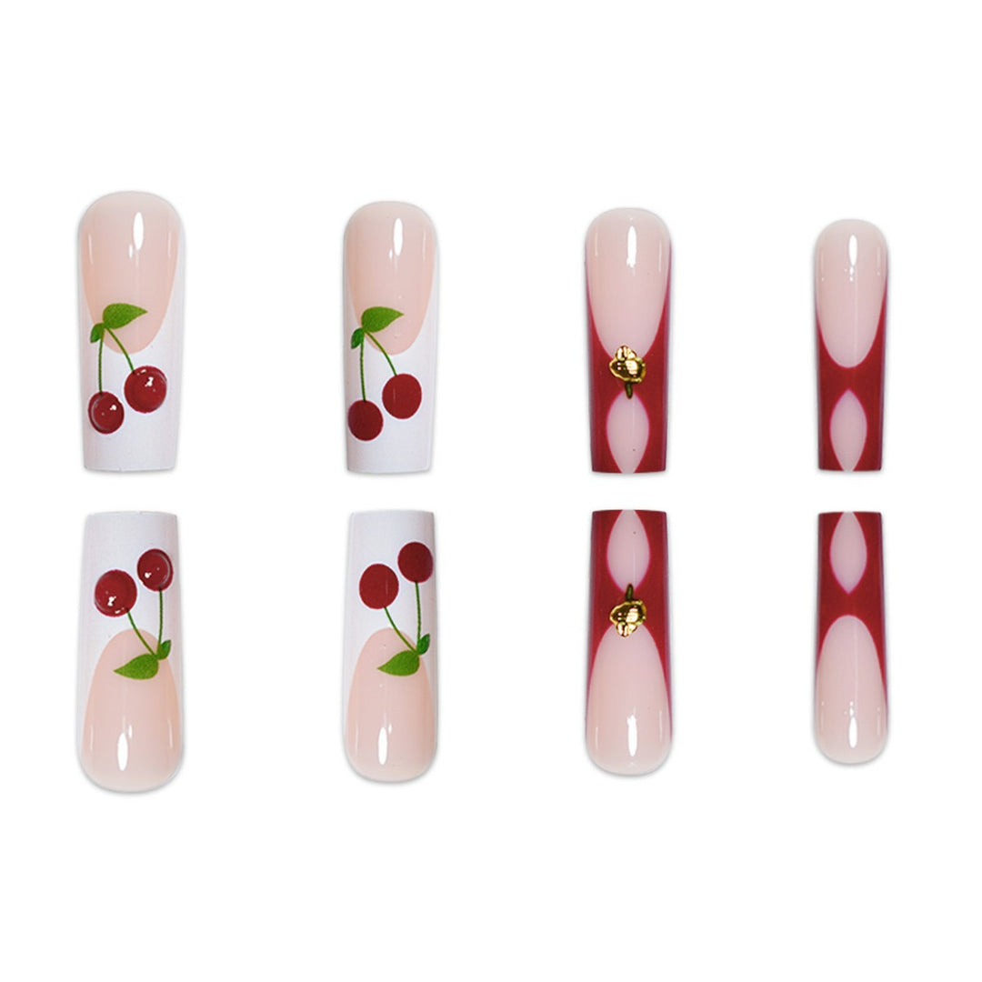 Artistic Long Nail Art Extensions Kalsten