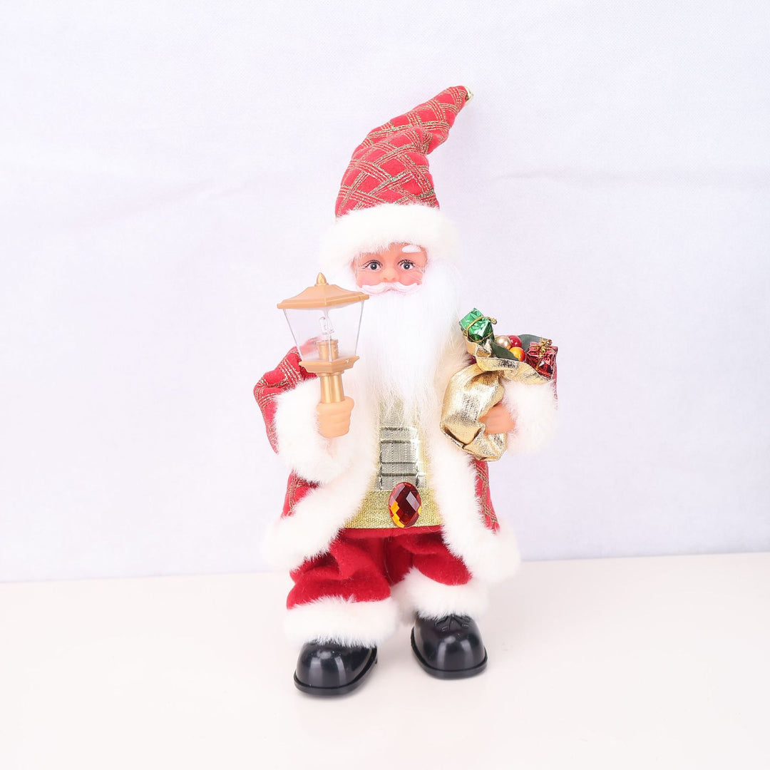 Decorative Santa Claus figure with candy