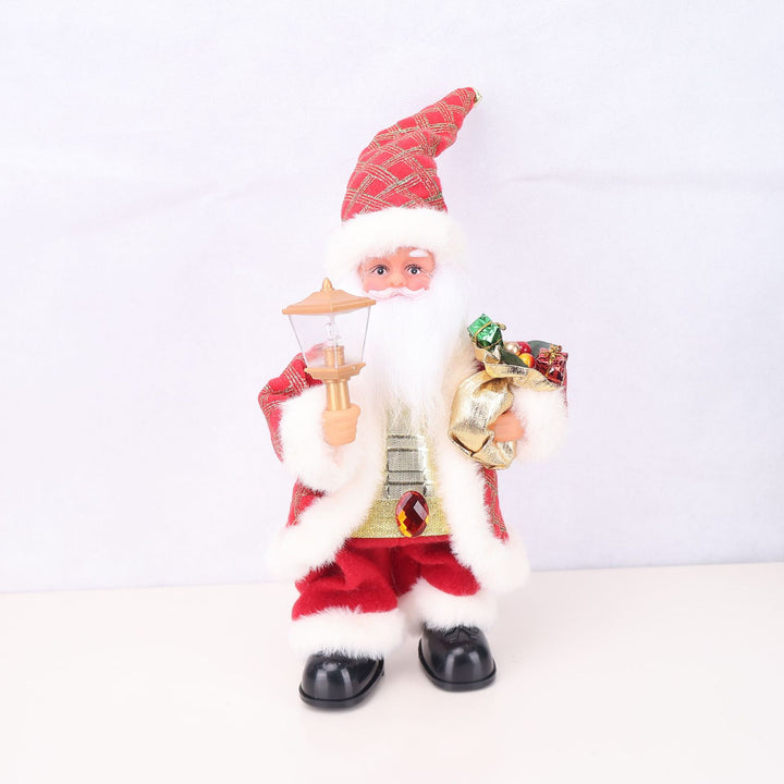 Decorative Santa Claus figure with candy