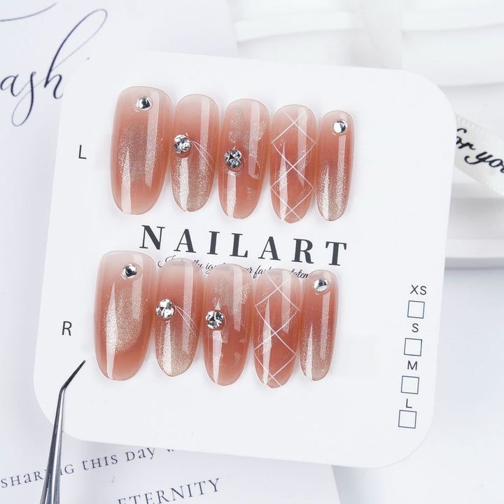 Creative Thematic Press-On Nail Set Kalsten