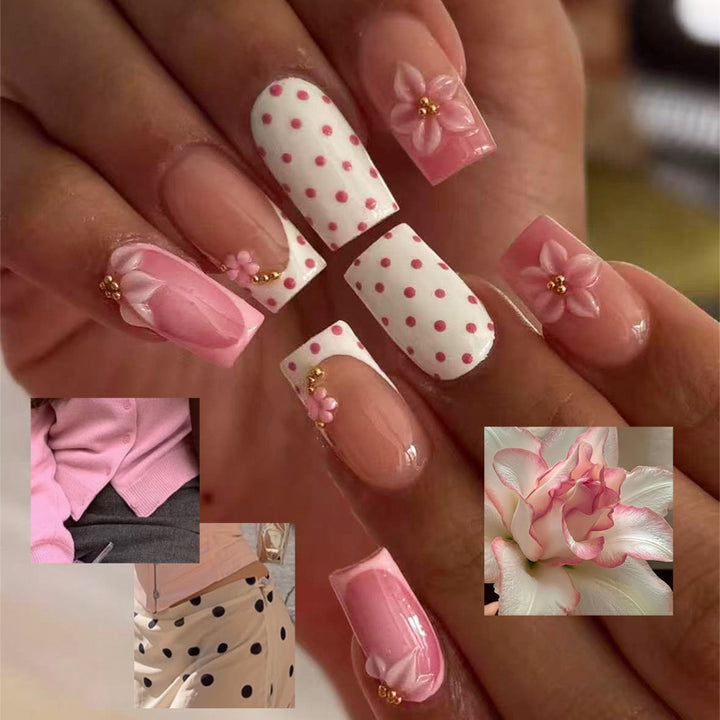 Floral Design Nail Tip Set Kalsten