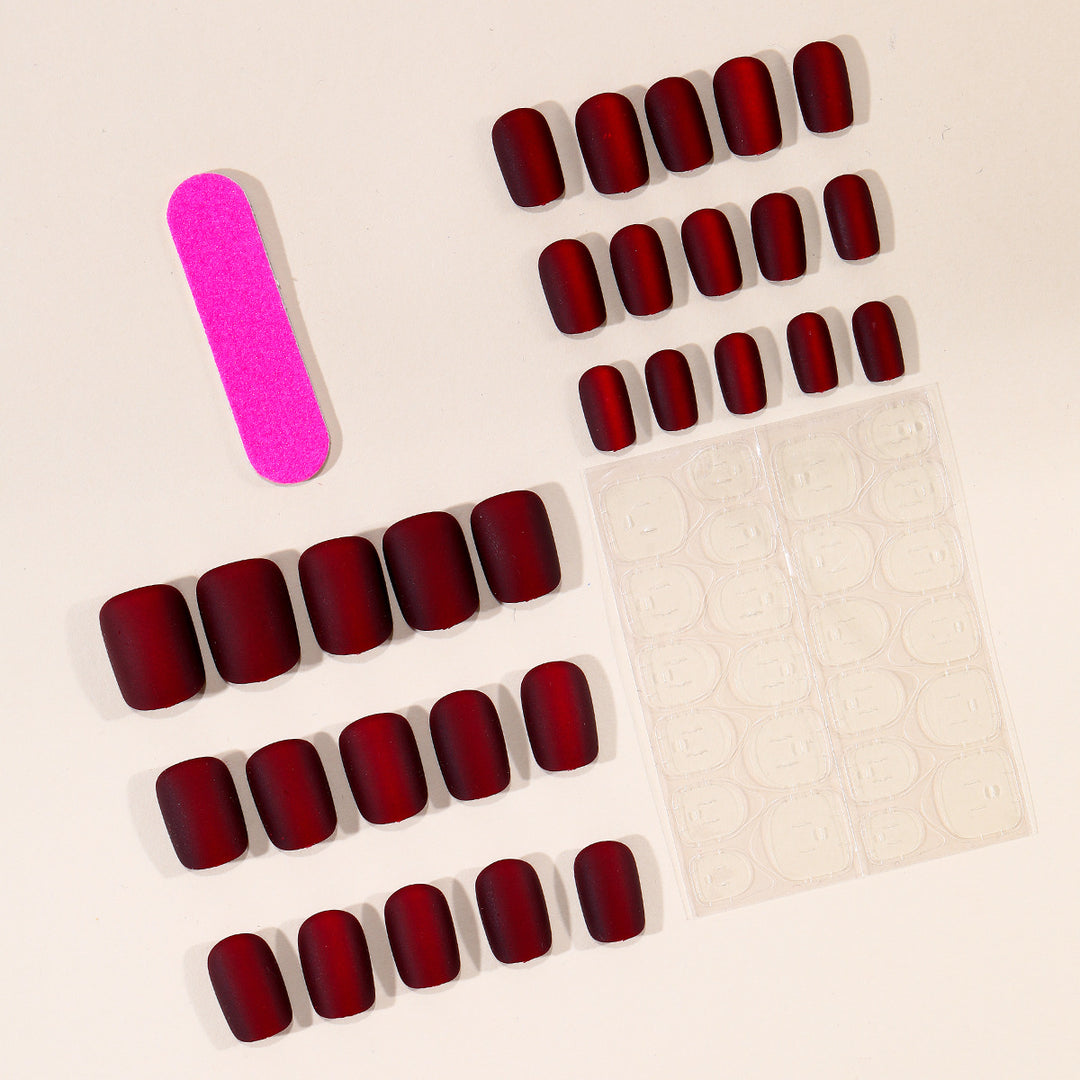 Matte Finish Press-On Nail Set Kalsten
