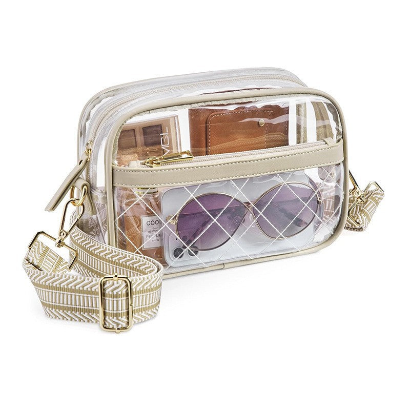 Transparent cosmetic bag with fashionable design Kalsten