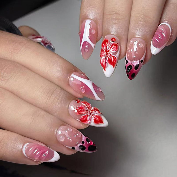 Artistic Floral Nail Art Enhancements Kalsten 1789915352