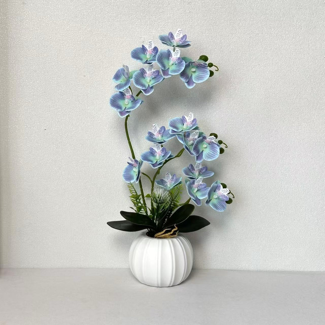 Elegant Artificial Orchid Blossom Arrangement