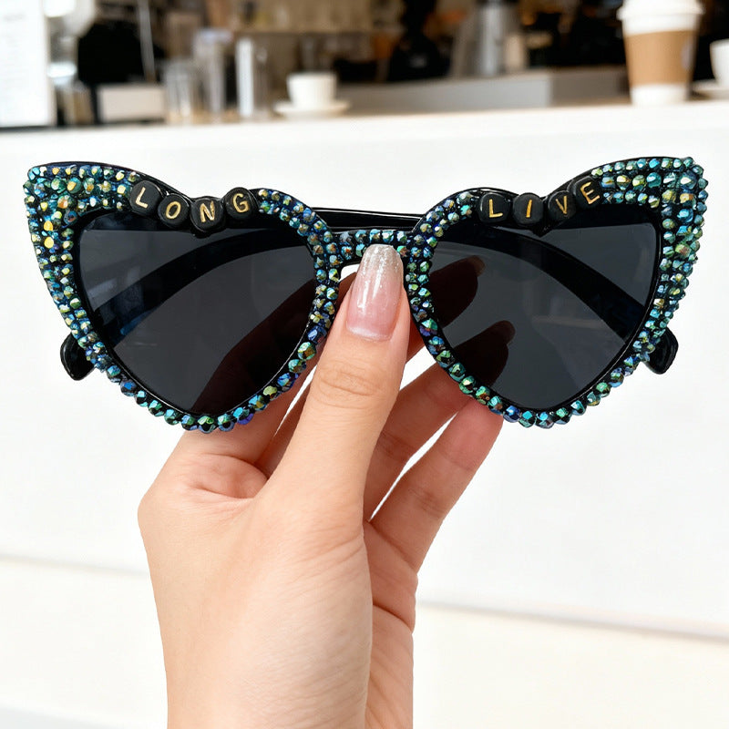 Statement Heart-Frame Sunglasses Kalsten