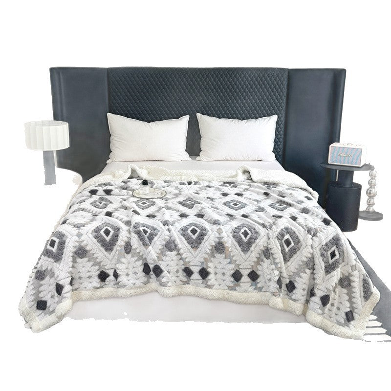 Decorative Fleece Throw Blanket