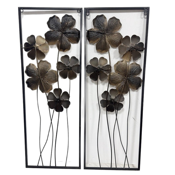 Artistic Floral Wall Metal Decor Kalsten