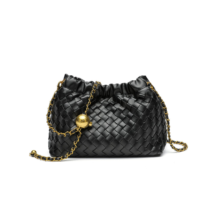Woven Leather Evening Purse Kalsten