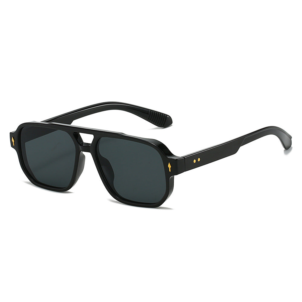 Oversized Geometric Sunglasses with Enhanced UV Protection Kalsten